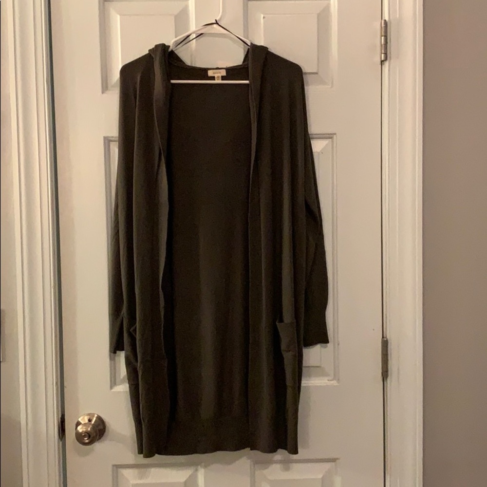 Olive Green Cardigan